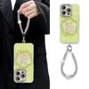 Funda para Teléfono Móvil con Patrón de Glaciar de Agujero Fino, Moderna para Mujer con Agujero Grande Anticaída Dibujos Animados Cáscara Dura Mateada, Estilo Normcore, Fresca y Sencilla Pequeña con Borde Suave