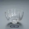 Taza de Té Recolectable Hecha a Mano con Borde Dorado Martillado, Taza Personal, Taza de Maestro, Taza de Nogal, Taza Hexagonal, Taza de Té Pequeña