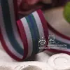 Cinta Rayada de Punto Bloque de Color Importada de Corea Cinta Rayada de Color Mixto Accesorios para el Cabello DIY Lazo Decoración para Zapatos y Sombreros