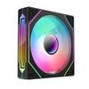 Ventoinha Prism 4Pro espelho infinito ventoinha de gabinete de computador 12CM cor mágica ventoinha de resfriamento de gabinete controle de temperatura silencioso