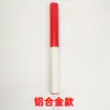 Bastón de Relevos para Competiciones, Reuniones Deportivas, Entrenamiento de Carrera, Atletismo, Aleación de Aluminio, Madera Maciza, PVC, Bastón de Relevos de Plástico Rojo y Blanco