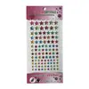 Adesivo de Diamante 6mm Adesivo Facial de Acrílico Diamante Crianças DIY Diamante Colorido Adesivo Decorativo para Carro Patch de Gema de Cristal
