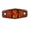 Canri Supplies Luzes Laterais de Caminhão Piranha com 2 LEDs de Alta Qualidade, Luzes de Sinalização LED, Piscas à Prova d'Água para Modificação de Caminhão