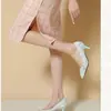 Tacones Altos de Satén Estilo Chino con Tacón de Almohada Blanca para Mujer, Nuevos 2026 Zapatos Bordados Cheongsam Hanfu, Zapatos Retro de Boda China