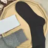 Meias Finas de Verão para Mulheres, Comprimento Médio da Panturrilha, Respiráveis, Estilo Europeu, Modernas, Fashion, Versáteis, Cor Sólida, Meias Slouch Ultrafinas