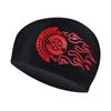 Gorro de Natación Jiehu Gorro de Natación Tejido Venta al por Mayor por Lotes Gorro de Tela Color Sólido con Patrón Gorro de Natación para Hombres y Mujeres Cómodo y No Elástico