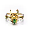 Anel de Capacete do Loki Mais Vendido no Exterior Anel Três em Um Europeu e Americano Estilo Criativo Novo, Brinco, Anel do Loki Thor