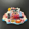 Ímãs de Geladeira de Metal, Olho de Tianjin de Viagem, Torre Pan Mountain, Quinta Avenida, Lembranças da Cidade, Lembranças da Tendência Nacional, Ímãs