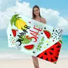 Toalla de Playa de Verano de Venta Caliente Transfronteriza para Adultos, Chal de Playa de Microfibra, Toalla de Baño de Secado Rápido, Toalla para Deportes Acuáticos