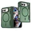 Adecuado para Funda Plegable Apple Duo, Cubierta Protectora Magnética, Funda de Teléfono iPhone 18 Duo Semi-Transparente Mate de Cobertura Completa