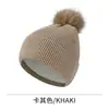 Gorro de Punto Simple Estilo Coreano, Invierno con Forro de Felpa y Engrosado, Gorro de Lana Amigable con la Piel y Cálido, Gorro de Punto a Prueba de Viento para Exteriores que Protege los Oídos