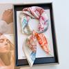 Pañuelo Cuadrado Pequeño Fresco y Dulce de 70 cm, Pañuelo de Seda Artificial, Pañuelo para el Cuello Estampado, Pañuelo Versátil Profesional, Bufanda