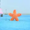 Chen Jun fabrica ornamentos de resina mini pentagrama colorido pequena estrela do mar micro paisagem aquário tanque de peixes acessórios de paisagem aquática