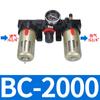 AFC2000 filtro separador de agua y aceite para compresor de aire BFC4000 neumático triple AFR procesador de fuente de aire