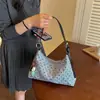Bolso de Hombro Retro de Lunares para Verano 2026, Gran Capacidad, Bolso de Hombro de Moda Nicho, Bolso de Mano Estiloso para Chica Popular