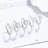 Anillo de Diamante Moissanita para Mujer, Anillo de Plata 925, Joyería de Circonita de Alta Gama de Nicho, Anillo de Moda Elegante de Lujo Ligero para Mano