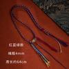 Colar com pingente de corda de algodão Xizang, corda estilo étnico Thangka Buda, marca Wenwan, produtos de alta qualidade feitos à mão com cordão para pendurar, fio colorido