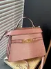 Bolsa Yuezi Versión Coreana 2026 Nueva Moda Bolso de Mujer Simple Bolso de Mano Kelly Bolso Cruzado de Mano Hombro Bolso de Acordeón