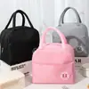 Bolsa Térmica para Almoço em Tecido Oxford Estampa de Flamingo Alumínio Isolada à Prova d'Água Grande Capacidade de Mão Piquenique Bolsa Tote Isolada Atacado