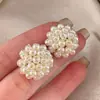 Pendientes Únicos de Diseñador con Bolas de Frambuesa para Mujer, Vintage, Suaves, Modernos, Elegantes, Versátiles
