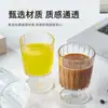 Copo de Vidro de Luxo Leve de Alta Qualidade, Copo de Água Transparente Estilo Ins, Copo para Suco e Café, Copo para Coquetel, Copo de Presente Promocional