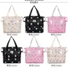 Bolsa de almacenamiento de viaje de gran capacidad, diseño de caricatura lindo, bolsa de equipaje portátil, se puede colgar en una maleta, bolsa organizadora de ropa