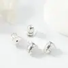 Tapones para los oídos no extraíbles, Anticaída, Hebilla de fijación ajustada, Accesorios para pendientes de aguja recta, Hebilla de cierre, Tapón para los oídos, Tapa para el oído antipiercing
