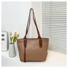 Bolsa Tote Grande Capacidade Estilo Coreano Moda Chegada Nova de Verão Bolsa de Ombro Único para o Trabalho/Deslocamento Bolsa de Axila Texturizada Versátil Trançada