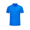 Camisa polo de manga curta com lapela de cor sólida e nylon com toque de pele de 175g, camisa publicitária para atividades ao ar livre, camiseta absorvente de suor e de secagem rápida