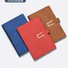 Cuaderno A5 Logo Personalizado Bloc de Notas de Negocios Cuero Nuevas Notas de Trabajo Libro de Registro de Reuniones de Oficina Simple