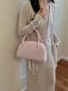 Bolso de axila para mujer, nueva colección de verano 2026, diseño de nicho, exquisito estampado de lunares, bolso de hombro, adecuado para ir al trabajo, bolso de mano tipo concha