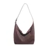 Bolsa tote grande fosca retrô para mulheres, nova coleção outono/inverno 2026, bolsa de ombro de alta capacidade, qualidade premium, adequada para o dia a dia