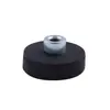 Ponto roscado convexo 31mm ímã revestido luz de teto ventosa magnética forte especial base de ventosa magnética forte especial