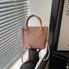 Bolso tipo cubo retro minimalista nuevo, bolso casual de moda, bolso de hombro y bandolera para mujer con textura, novedad primavera 2026