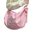 Bolso Cruzado Ins de Gran Capacidad Bolso de Hombro para Niña Bolsa de Gran Capacidad para Viajes al Trabajo Bolso Pequeño Estilo Fresco