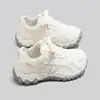 Zapatos deportivos de suela blanda que se sienten como pisar mierda, para mujer, novedad de otoño 2026, suela gruesa, antideslizantes, zapatos de papá MR616, productos en stock transfronterizos