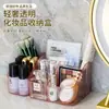 Caixa Organizadora Transparente Compartimentada para Cosméticos, Batom, Pincéis de Maquiagem, Produtos de Skincare, Porta-Canetas, Necessaire, Porta-Objetos, Toucador