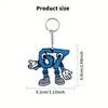 Dibujo Animado 2D Transfronterizo Acrílico Lindo y Divertido Bolso de Acrílico Llavero Colgante Regalo Accesorio Creativo Plano 67