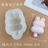 Molde de Silicone para Assar Orelhas de Gato Coelho DIY Donut Gesso Gel Abacaxi Urso Amassar Silicone Aromaterapia Molde de Bolo