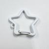 Pinte fivela de estrela de cinco pontas cor fivela de mola fivela de cachorro gancho chaveiro DIY acessórios de jóias pingente de bagagem fivela