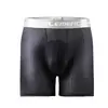 Esportes profissionais Underwear Masculino longo Anti-wear Leg Boxer Shorts Ice Silk Hollow respirável Quick-drying Running Leg Pants