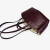 Bolso de Mano Retro Francés para Mujer 2025 Nuevo de Gran Capacidad para el Trabajo Bolso de Mano Bolso de Cesta de Verduras Bolso Cruzado al Hombro