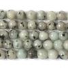Ventas Directas de Fábrica Piedra Copo de Nieve Natural Piedra Mapa Flash Negro Ágata Pulsera Collar Accesorios DIY Joyería con Cuentas