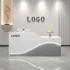 Caixa de bar simples e moderno, recepção, mesa de bar, roupas, leite, chá, loja de conveniência, caixa, armário, pequeno bar