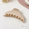 Pinza Pinza de Agarre Marrón Maillard Tamaño Alto para el Cabello Multitamaño Pinza Moda Corea del Sur Simple Pinza de Tiburón Cabello de Mujer