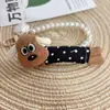 Estilo Coreano Pelúcia Longo Cachorro Desenho Animado Acessórios Criativo Formato Dachshund Broche Acessórios Acessórios
