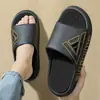 Pantuflas de Verano para Hombre Todo el Año Antideslizantes Resistentes al Desgaste Suela Gruesa Exterior Interior Húmedo