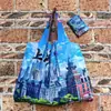 Bolso Estilo Pintura al Óleo de Van Gogh, Capacidad Extra Grande, Bolsa de Compras Plegable, Bolsa de Dibujos Animados Ecológica para Supermercado, Bolsa para la Compra, Bolsa de Almacenamiento