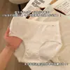 Pantaletas de Algodón de Color Natural para Mujer, de Cintura Alta, Antibacterianas, Entrepierna Extendida, Sin Costuras, Cómodas, Sencillas, Tallas Grandes de Algodón Puro para Mujer