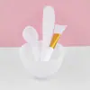 Brocha de belleza, brocha de silicona para mascarilla facial, brocha de silicona para mascarilla facial, brocha de belleza de punta suave, cepillo corporal, brocha para mezclar mascarillas de punta suave